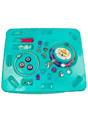 Игровой набор для создания украшений для девочек "Браслет шарм и подвеска" (86876) Qunxing Toys (290841300)