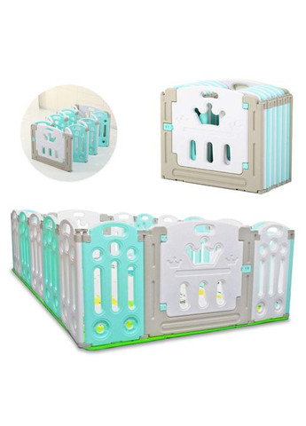 Манеж-забор 16+2 секции 150х200 см No Brand (361258973)