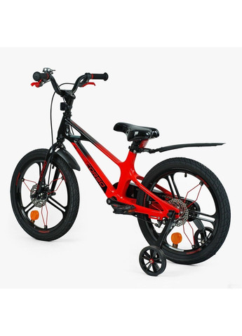 Дитячий велосипед 18 дюймів з магнієвою рамою, литими дисками та дисковими гальмами Corso (364237564)