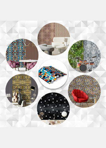 Самоклеюча алюмінієва плитка 300х300х3мм SW-00001932 No Brand (316050972)