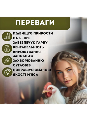 Комбикорм Гровер для Бройлеров (от 21 - 40 дней) 10 кг No Brand (364908871)