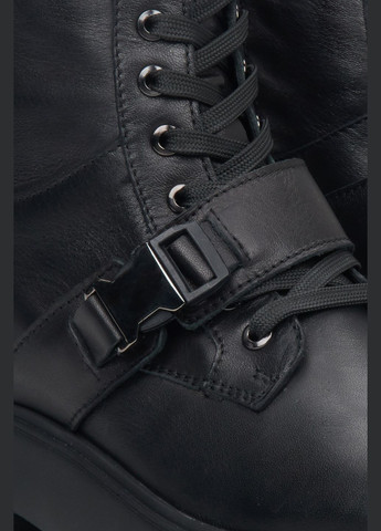 Зимние ботинки, цвет черный Estro
