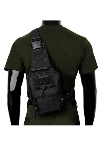 Сумка через плече Shoulder Bag Molle 7 л, Black MFH (315879161)