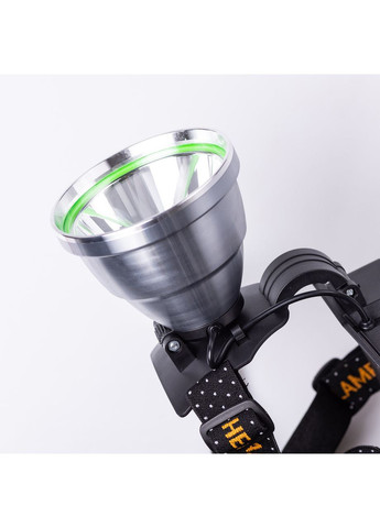 Налобный фонарь аккумуляторный с быстрой зарядкой 16х10х13 см LED зарядка от солнечной панели LUGI (360455576)