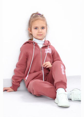 Теплий костюм для дівчинки (Zip-худі та штани) з малюнком (p-15950) Носи своє (322070129)
