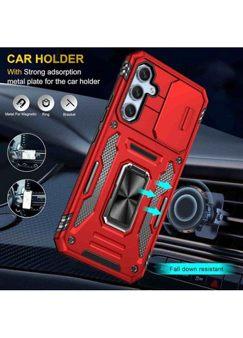 Ударостійкий чохол Camshield Army Ring для Samsung Galaxy A54 5G Червоний Epik (372499640)