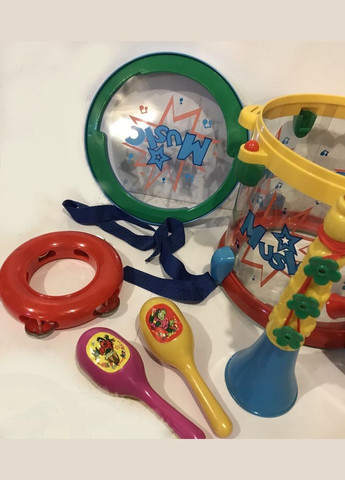 Музыкальные инструменты (5шт.) в барабане) кор.27/27/24 No Brand (301648741)