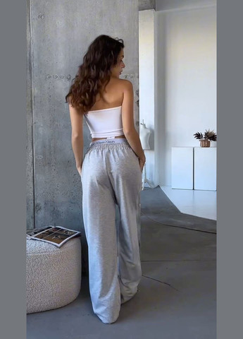 Жіночі штани палаццо з еластичним поясом MonCher (332615260)