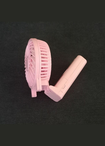 Портативный ручной вентилятор TOYS на батарейках розовый No Brand (302517929)