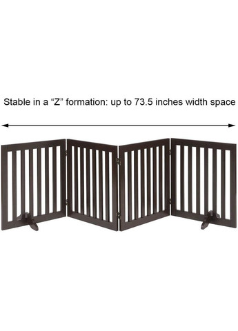 Парканчик обмежувач з дерева Фада 460 венге (ЗБО-460412) No Brand (328605372)