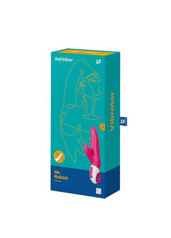 Мощный вибратор-кролик Vibes Mr. Rabbit, два мотора, литой силикон, 12 режимов работы. Satisfyer (366569955)