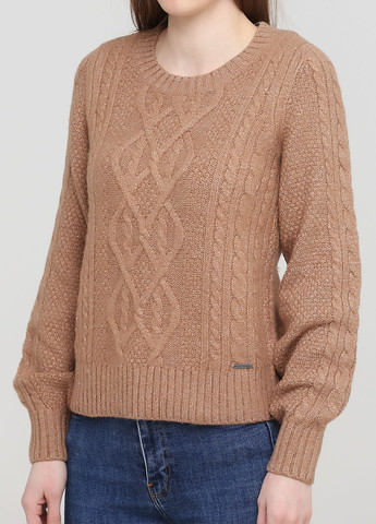 Светло-коричневый демисезонный свитер женский - свитер af8118w Abercrombie & Fitch