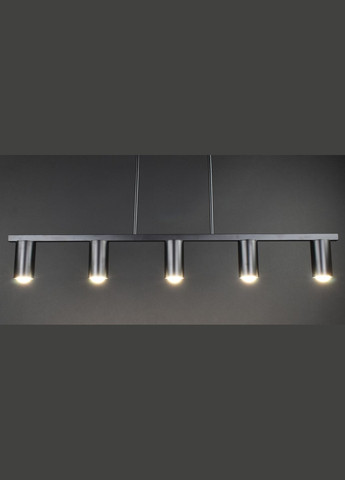 Люстра стельова на 5 лампочок 27724 Чорний 35-65х10х101 см. Sunnysky (364497132)