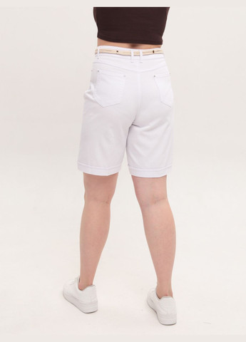 Шорти жіночі білі прямі зі стрейчем Estensivo Прямі (329854074)