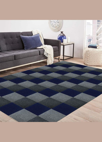 Самоклеящаяся плитка под ковролин синяя 300х300х4,5мм SW-00001419 Sticker Wall (300241828)