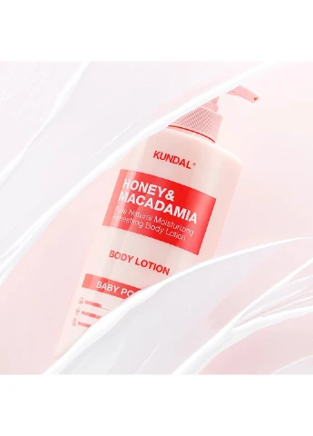 Лосьйон Honey & Macadamia Pure Body Lotion Baby Powder для тіла "Дитяча присипка" 500 мл Kundal (298876041)