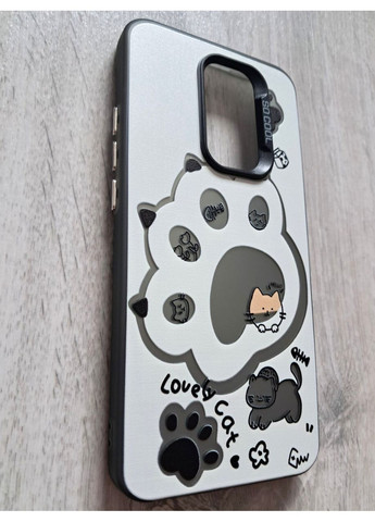 Чехол на Redmi 9 силиконовые борты акриловый бампер с кошачьей лапкой Xiaomi (360897019)