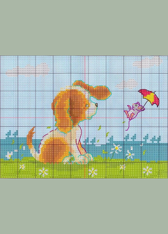 Набір для вишивання за нанесеною на канву схемою "Goodbye, friend". AIDA 14CT printed, 22*17см Joy Sunday (313614433)