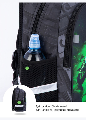 Ортопедический рюкзак с пеналом и мешком для мальчика для начальной школы (Full 160-6) School Standard (293815074)