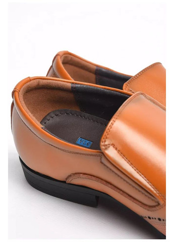 Туфлі ШКІРА чоловічі світло-коричневого кольору 🟤 Obuvok Туфлі (363045467)