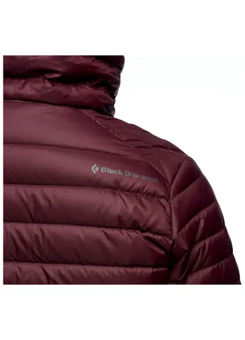 Бордовая зимняя женская легкая пуховая куртка для треккинга access down parka, bordeaux Black Diamond