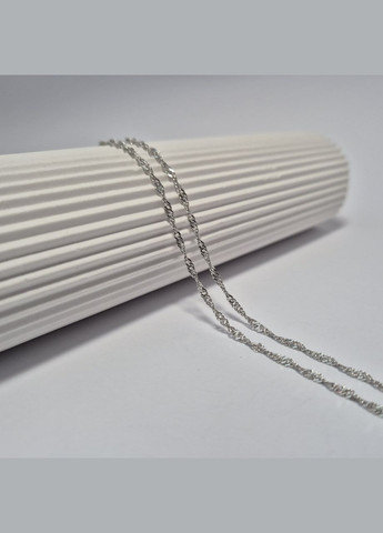 Срібна цепочка Ланцюжок Сінгапур см срібло 925 проби Родоване 3.40г 801р3/55 No Brand (315724793)