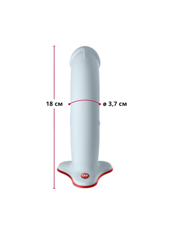 Фаллоимитатор THE BOSS STUB, нежно-голубой, реалистичная текстура, диаметр 4,1 см Fun Factory (335389659)