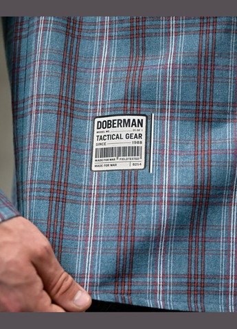 Синяя коктейльный, спортивная, карнавальный, повседневный, кэжуал, вечерний рубашка в клетку Freedom