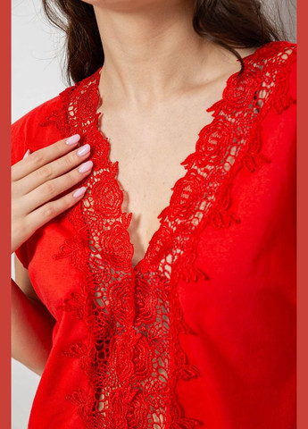 Красная пижама женская,, 243r1484-031 Amitex