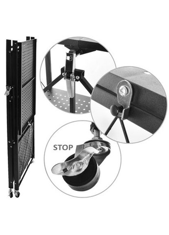 Етажерка на колесах "Loft" 4яр 72*34*120см Home (333799435)