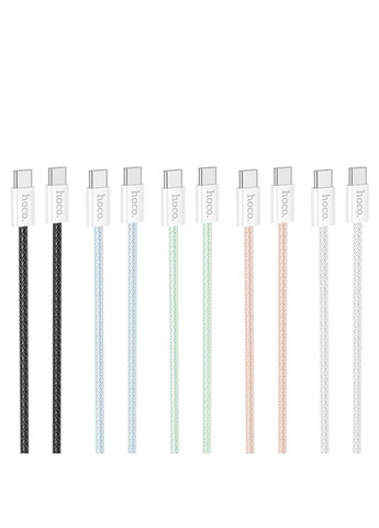 Кабель USB X104 Source 60W Type-C to Type-C 1m Білий Hoco (317631357)