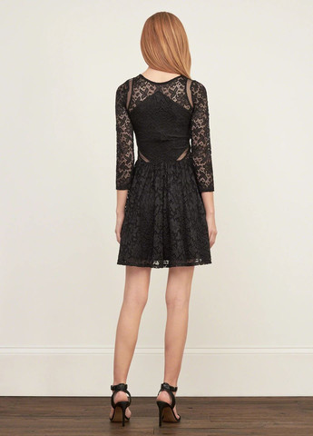 Чорна сукня жіноча - сукня af5825w Abercrombie & Fitch