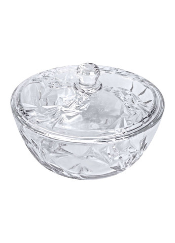 Салатниця скляна з кришкою 24 см під кришталь Yiwu (328440329)