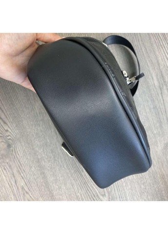 Жіноча сумка бананка екошкіра чорна ProDobro (363259519)