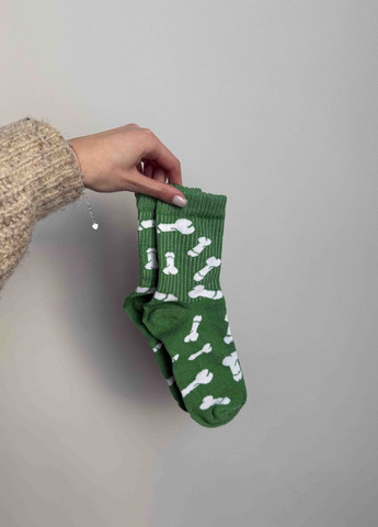 Зелені бавовняні шкарпетики "перці" VIDCHUY малюнки (316157464)