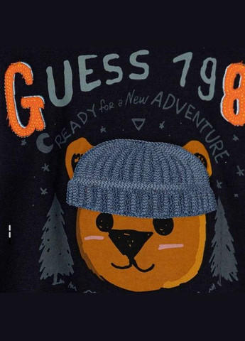 Темно-синий лонгслив GUESS KIDS