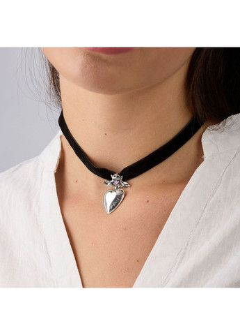 Кулон дукач срібний Ягнус Amethyst 925 Zirkon у формі серця з короною Skifska Etnika (364202959)