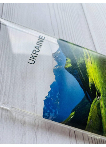 Прозорий чохол на Samsung Galaxy S22 Карпати Україна (принт 409) Creative (356125873)