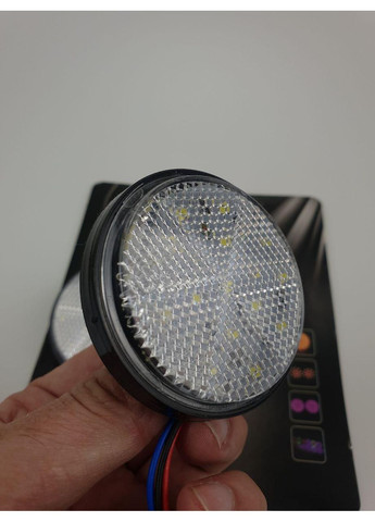Білі LED-відбивачі, світлодіодні катафоти, ЛЕД маячки — відбивачі/2 шт. ABS (369165408)