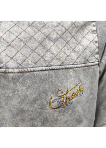 Толстовка мужская спортивная варенка флис капюшон карман XL серый No Brand (354331978)