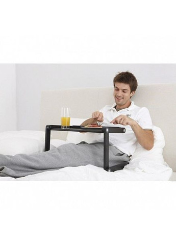 Столик для ноутбуків в ліжко для роботи лежачи переносної, підставки для ноутбуків трансформер розкладний No Brand (356892836)