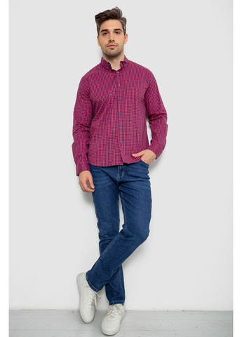 Сорочка чоловіча в клітку, колір рожевий, 214R845 Ager (344450641)
