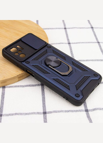Ударостійкий чохол Camshield Serge Ring для Xiaomi Redmi Note 10 / Note 10s / Poco M5s Blue No Brand (340064367)