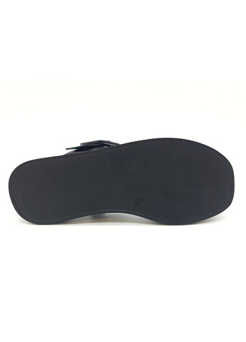 Жіночі босоніжки чорні шкіряні TE-18-4 23,5 см (р) Teona (259016902)