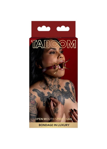 Кляп с кольцом Open Mouth Spider Gag Taboom (303880688)