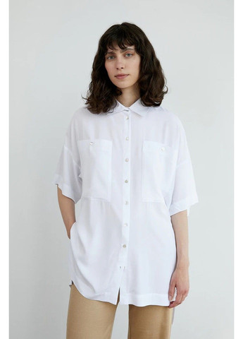 Біла літня сорочка s21-11076-201 Finn Flare