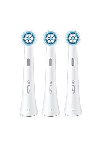 Oral B iO Gentle Care насадки змінні для зубних щіток iO Series білі (3 шт.) насадки орал би io м'яка щетина Oral-B (366422651)