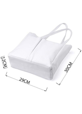 Сумка шоппер женская из натуральной кожи на плечо средняя Белый 39097 Shvigel (353302634)