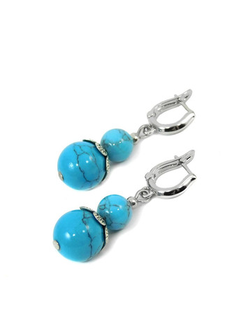Сережки "Ліннея" Бірюза Fursa fashion (322444452)