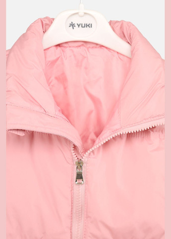 Жилет утеплений для дівчинки колір рожевий ЦБ-00269140 No Brand (322773028)